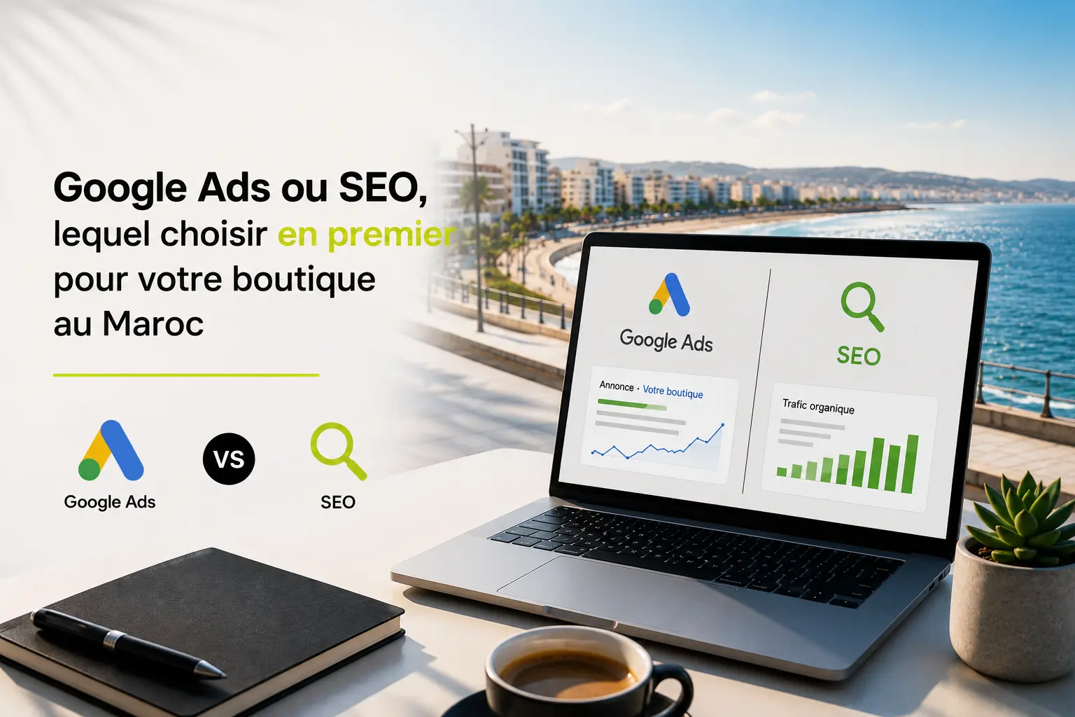 Google Ads ou SEO, lequel choisir en premier pour votre boutique au Maroc