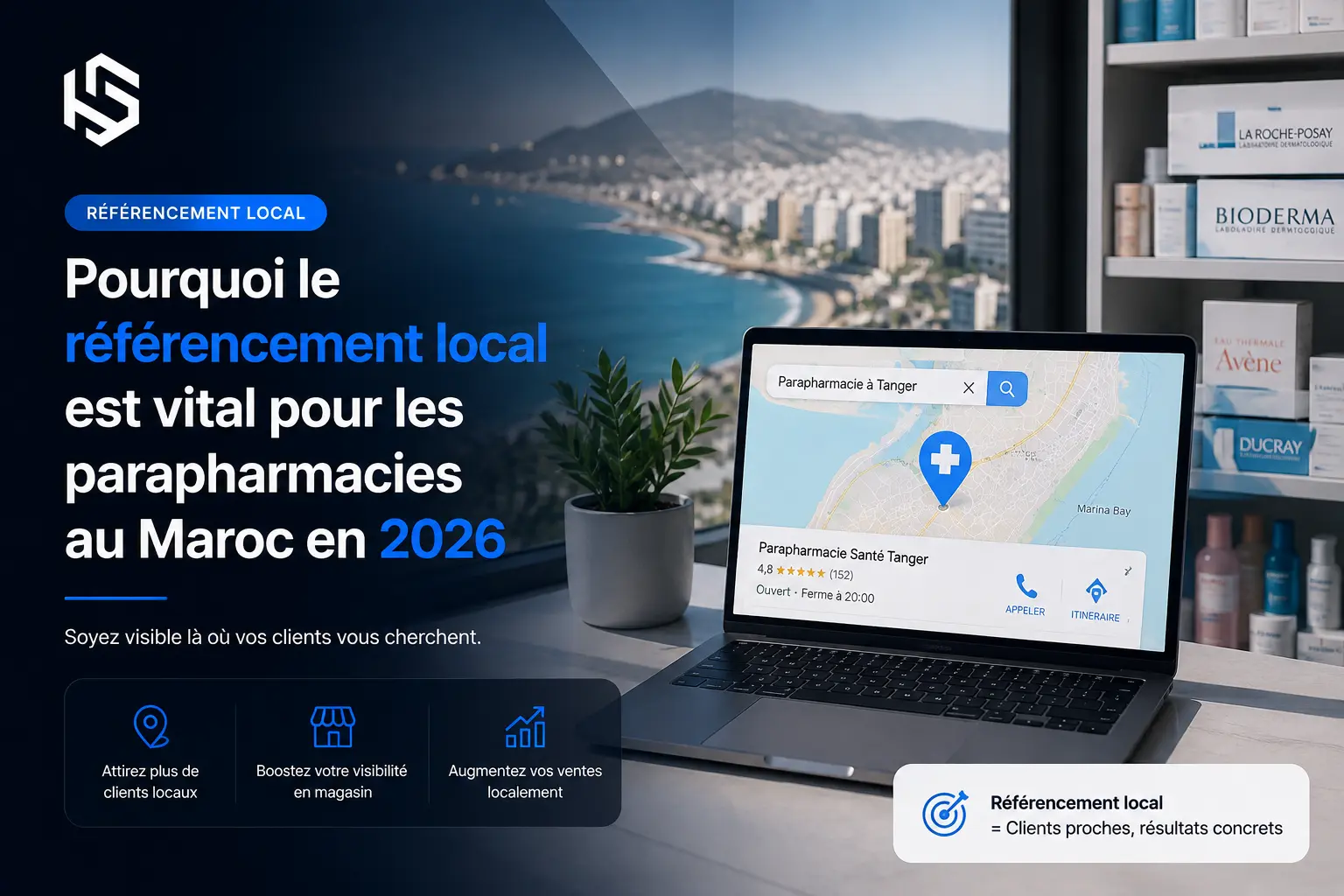 Pourquoi le référencement local est vital pour les parapharmacies au Maroc en 2026